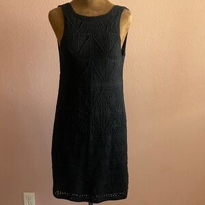 ZARA Chic Black Sleeveless Mini Dress